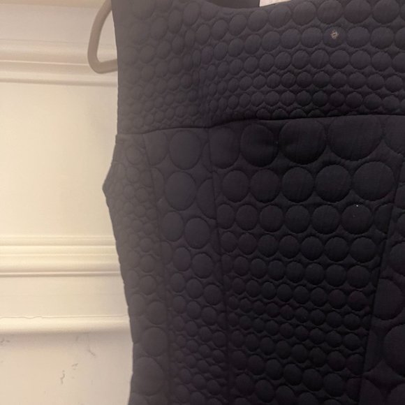 Vintage Jus D'Orange Paris Midi A-Line Work Dress in Navy - Picture 2 of 4